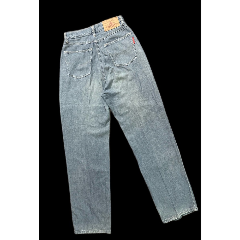 Silcat Active Gear Japan Women Small High Straight Leg Light Wash Jeans 860-7110